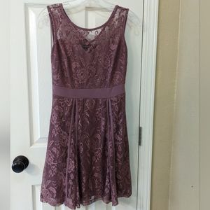 PS mauve lace dress